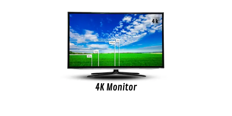 Image showing 4K computer monitor