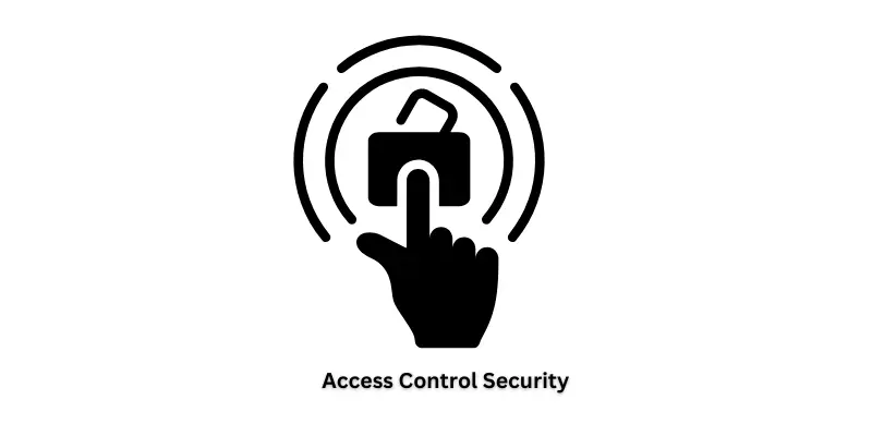 Image of access control security icon.