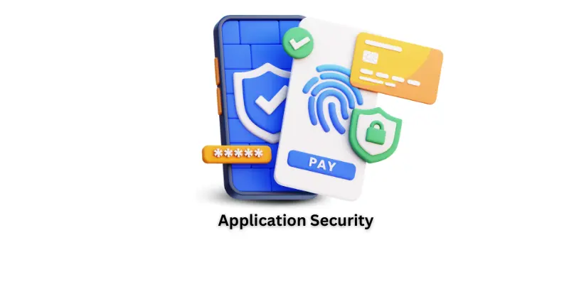 Graphics show the application security image.