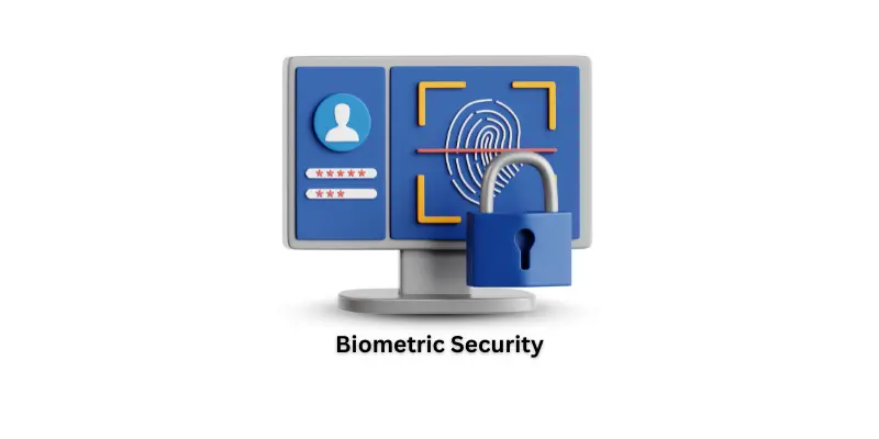 Icon of biometric security.