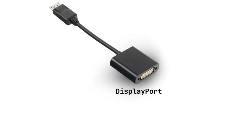 Graphic shows displayport image.