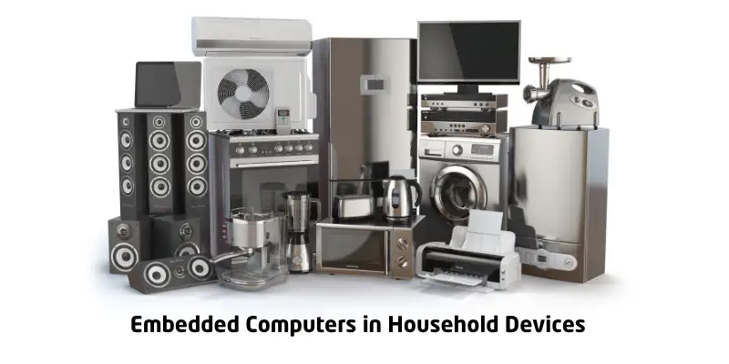 Embedded computers used in household devices.