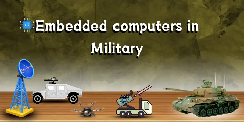 Uses of embedded computers in military.