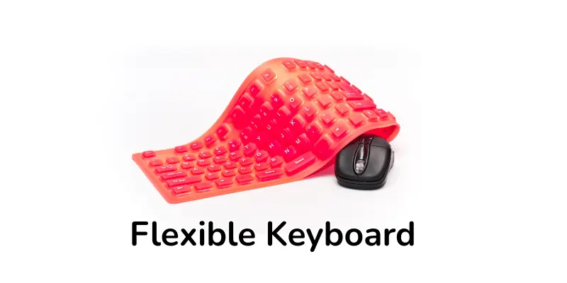 Flexible keyboard image.
