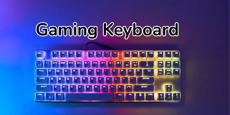 Gaming keyboard image.