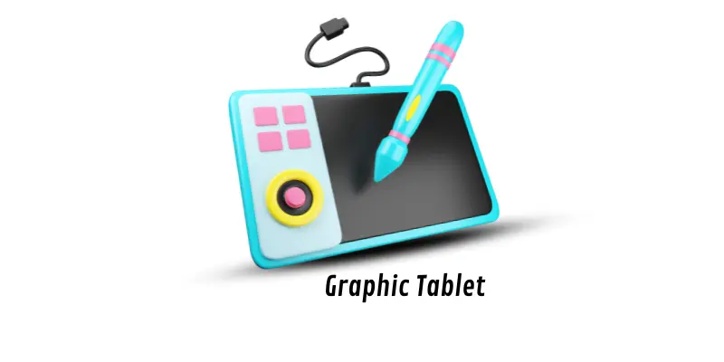 Image of graphic card tablet.