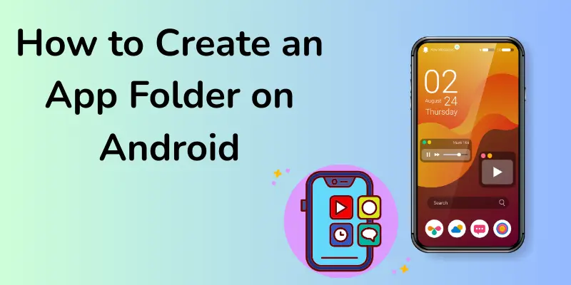 How to create app folder on android image.