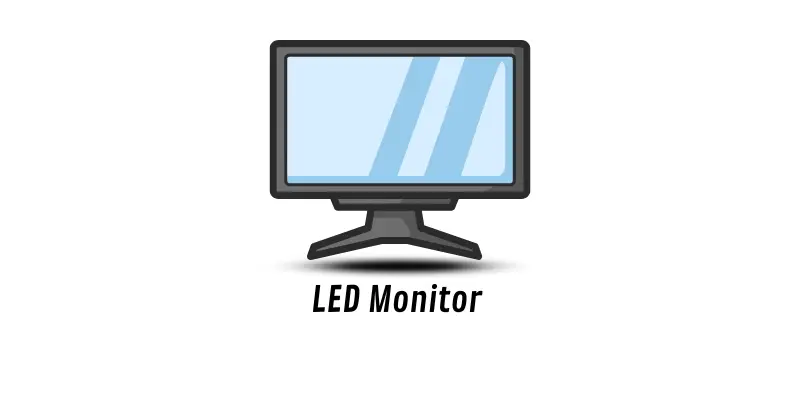 Image showing LED computer monitor 