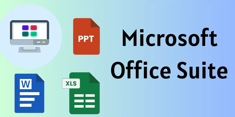 Microsoft office suite image.