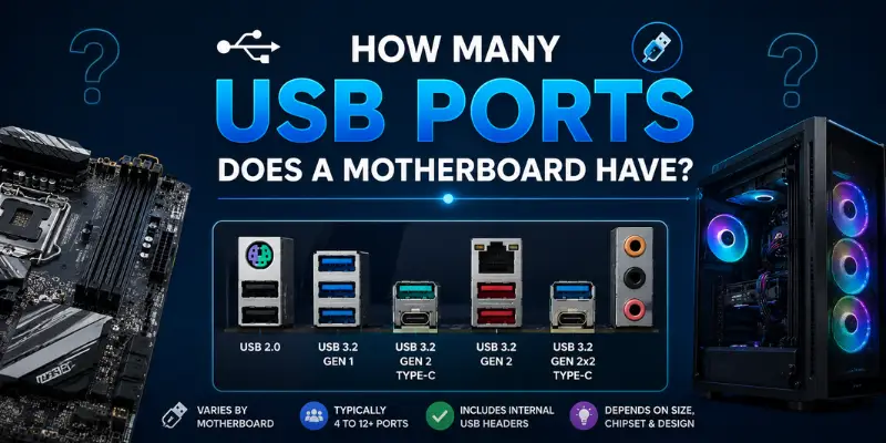 Motherboard usb ports types.