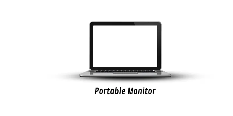 Image showing portable computer monitor 