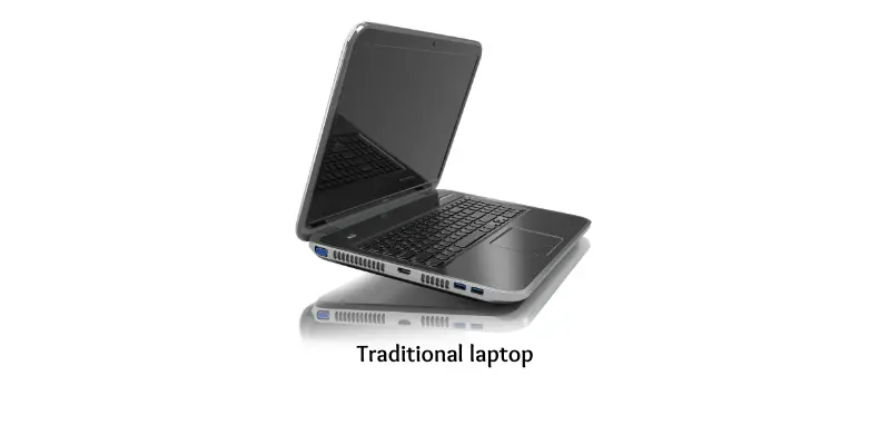 Image of traditional laptop.