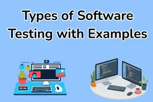 Types of software testing with examples