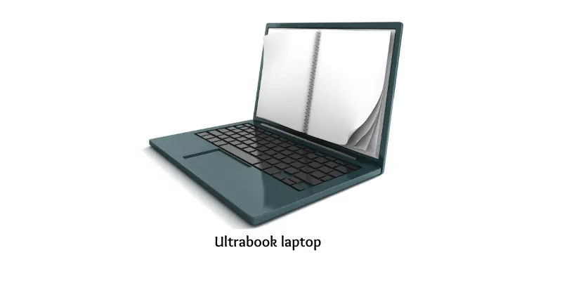 Image of ultrabook laptop.