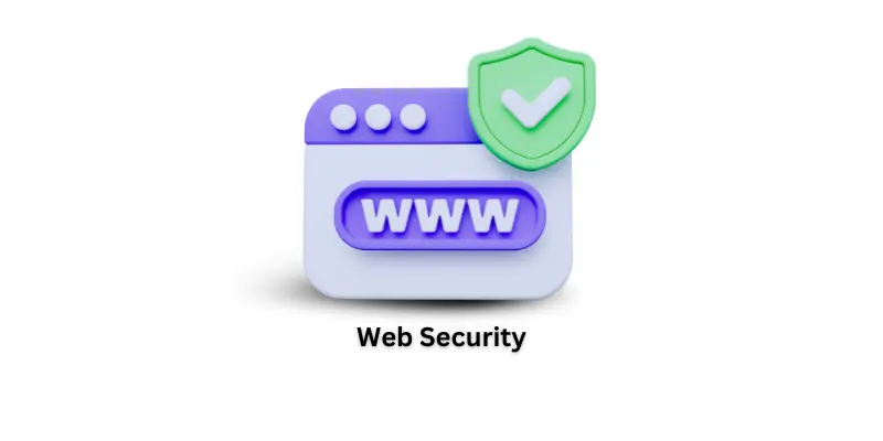 Icon of web security.